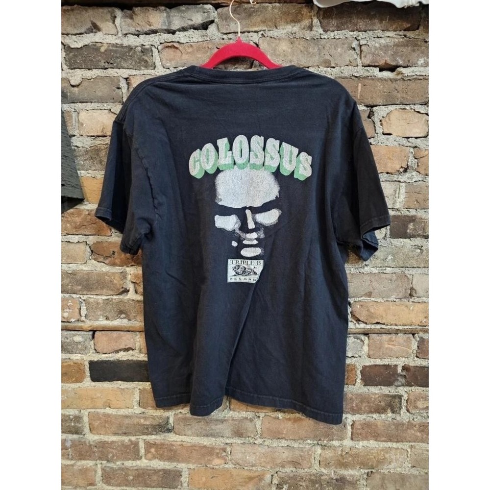 Colossus Shirt Mens Large‎ Black Triple B Records Hardcore Band Graphic Tee - Picture 2 of 5